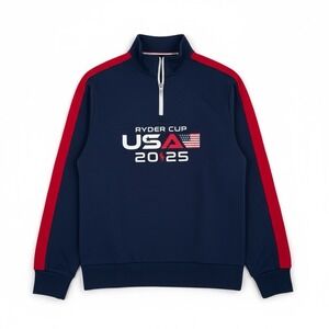 Polo Ralph Lauren 2025 Ryder Cup Team‎ USA Pullover 1/4 Zip Size M NWT